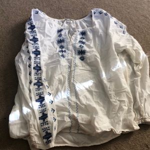 Long sleeve blouse
